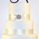 6 inch Monogram Cake Topper with your initial A B C D E F G H I J K L M N O P Q R S T U V W X Y Z