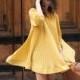 a sun dress a mustard dress fashion blog - Global Streetsnap