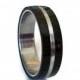 Wood mens ring wenge wood and stainless steel ring unisex ring