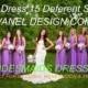 Purple Bridesmaid Dress, Convertible Bridesmaid Dress, One Dress Endless Styles - INFINITY Bridesmaids Dress -Custom Made Petal Purple