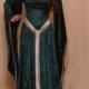 Celtic dress, medieval dress, ST Patricks day dress, elven dress, girdle belt,