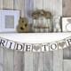 Bride To Be Banner - Bridal Shower Decor - Bachelorette Party - Champagne Bridal Shower - Hens Party