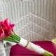 Bridal Bouquet Shabby Chic Burlap and Lace Wrap with Fleur De Lis Charm Wedding Flowers Bride Rustic