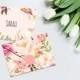 Printable Envelope and Envelope Liner Set - Romantic Floral Blooms