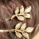 Gold Leaf  Bobby Pins Bridal Hair Accessories Bridal Hair Pins Bridal Hair Clips Rustic Woodland Wedding  Grecian Hair Accessories