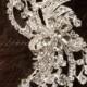 Rhinestone and Crystal Bridal Hair Comb, Wedding Headpiece, Crystal Comb, Bridal Hair Piece - Macy