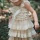Flower Girl Dress - Lace Flower girl dress -Baby Lace Dress - Rustic- Country Flower Girl - Lace Dress - Ivory Lace dress Rustic shabby chic