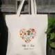 20  Wedding Welcome Bags-Personalized Wedding Tote- Destination Wedding - Mexico -Maracas - Day of the dead