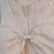 Vintage Gunne Sax Jessica McClintock strapless off white tea length prom wedding dress semi formal