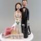 Golfer & Baker Customized Wedding Cake Topper