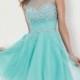 A Line Scoop Short/Mini Color Mint As Picture Homecoming DressesSKU: TS11477-Tob2