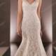 Martina Liana Fit And Flare Designer Wedding Dress Style 673