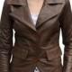 Women brown leather jackets