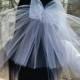 Bachelorette party Veil 2-tier with bow, white, short length. Bride veil, accessory, bachelorette veil, hens party veil, bridal shower, idea