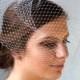 Full birdcage veil, bridal veil, french Birdcage
