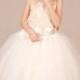 Tulle Flowergirl Gown with matching headband