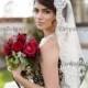Beaded lace veil in fingertip length  Spanish wedding veil, Classic  bridal veil, Lace veil Mantilla