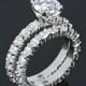 Platinum "Diamonds For An Eternity" Diamond Engagement Ring & Wedding Ring