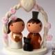 Wedding Cake Topper - Custom Cake Topper with Pet