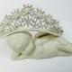 Magnificent Rhinestone and Pearl Bridal Tiara Crown