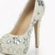 Rhinestone Crystals Pearls Dress Shoes