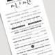 Wedding Mad Libs Printable Template Kraft Sign - Mr and Mrs, Bride and Groom / Card / Game - Marriage Advice Keepsake 
