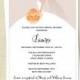 20 Bridal Shower Invitations - Fall Autumn Colors - Autumn Bride - PRINTED