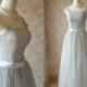 Gray Maxi Dress. Bridesmaid Dress. Lace Tutu Bridesmaid Dress. Strapless Wedding Party Dress.2015 Elegant Prom Dress. Tulle Skirt. Plus Size