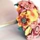 Heirloom Bouquet / Vintage Bouquet / Felt Button Bouquet / Everlasting Bouquet / Handmade Bouquet / Bespoke Bouquet / Wedding flowers