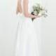 Audrey Wedding Gown - Boatneck open back silk bridal gown