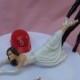 Wedding Cake Topper St. Louis Cardinals Saint Cards G Baseball Themed w/ Bridal Garter Humorous Sports Fans Bride Groom Unique Funny Top