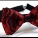 Mens Bow Tie , Formal bow tie, prom bow tie, Christmas bow tie for men, black lace bow ties