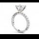 1.92 Carat Vintage Diamond Engagement Ring, 14K White Gold Ring, Diamond Ring Band, Art Deco Engagement Ring, Unique Rings