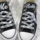 Custom Wedding Converse - Personalized Mrs. Wedding Shoes - Bridal Shoes - Mr and Mrs Shoes - Wedding Gifts - by Bandana Fever
