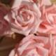 72 pcs Wedding Flowers Light Pink Artificial Flower Supplies Fake Foam Roses Floral Wedding Table Centerpiece Decor