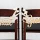Bride and Groom Chair Signs for Wedding, Hanging Chair Signs Wooden Wedding Signs Bride & Groom (Item - LBG200)