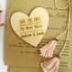 Personalized 6cm Engraved Save The Date Arrow Wooden Hearts Gift Tags Wedding Decoration Bridal Shower Pack of 30 / 50 / 80 / 100