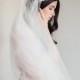 NEW-Bridal veil- Juliet cap veil-beaded lace applique-wedding veil-fingertip veil-lace veil-beaded veil- style 101
