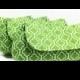 Bridesmaid Clutches, Wedding Clutch, Bridesmaids Gifts - Choose Your Fabric Green Set of 5