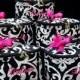 6 Personalized Cosmetic Case Bridesmaid Gifts Damask