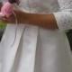Short Wedding Dress / Ivory Wedding Dress  / Lace embroidered cotton dress / Elegant dress