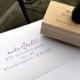 Personalized Wedding Address Stamp