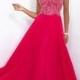 Train Prom Dress with Beading