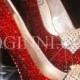 Boginni&co "sexy Dorothy" Red Crystal 5" Heels Diamond Bridal Prom Shoes