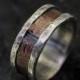 Rustic Copper Mens Ring, Mens Engagement Ring, Mens Wedding Band, Men's band Ring, Unique Anniversary Ring, Engagement Ring , Wedding Ring