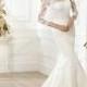 Wedding Dress - Style Pronovias Lanete Tulle Crystal Embroidery Strapless
