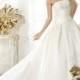Wedding Dress - Style Pronovias Laurain Satin Strapless Model: pronovias-Laurain