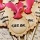 Vintage Inspired "Eat Me" Cupcake Toppers - Set of 12 - You Choose Ribbon Color