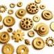 25 Edible Chocolate Candy Gears®   - unique edible embellishments or stand alone candy