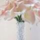 Blush Pink Calla Lily bouquet, Bridal Bouquet, wedding bouquet